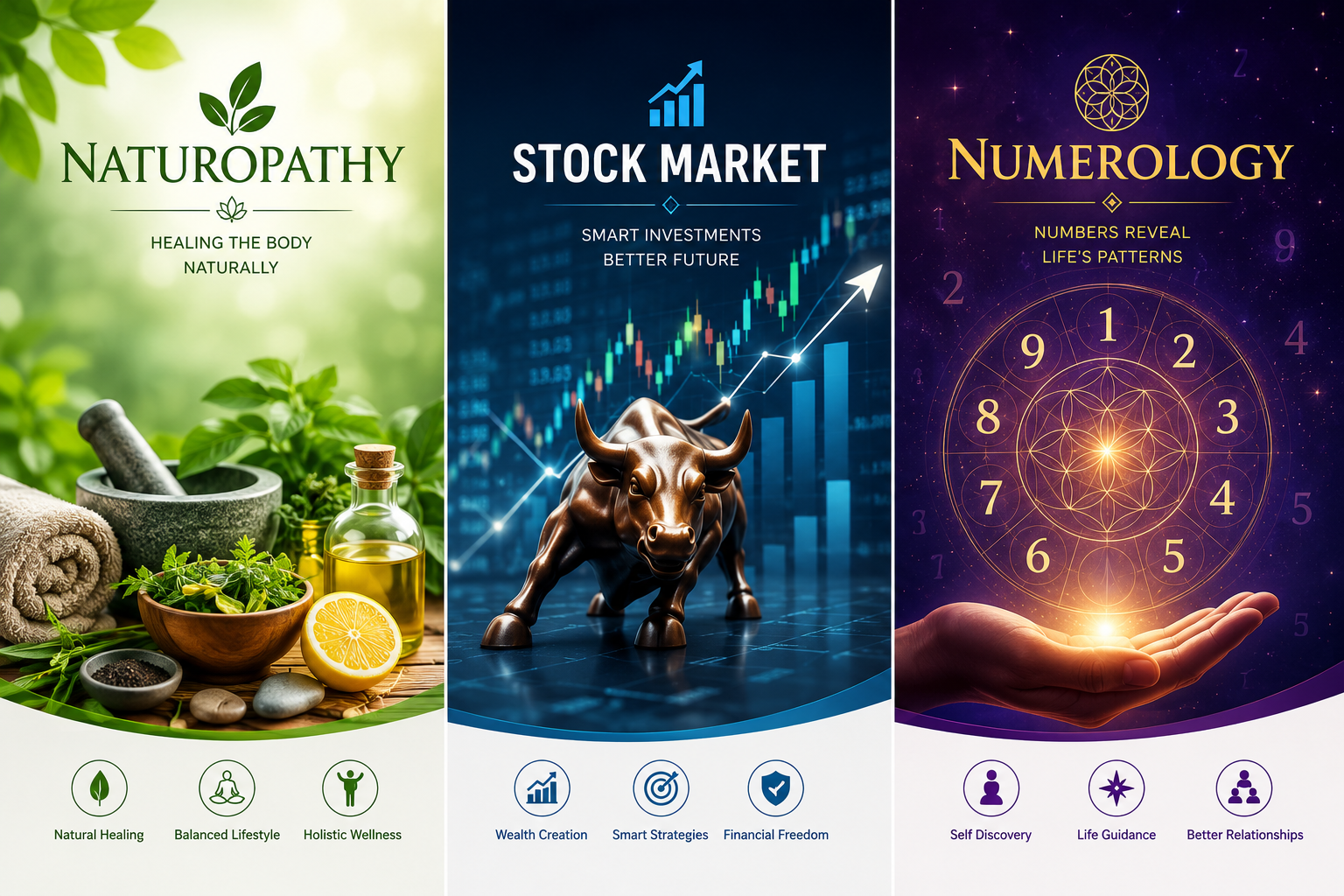 Simplywell — Naturopathy, Stock Market and Numerology